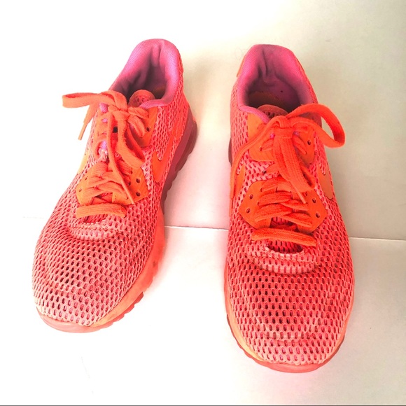 pink orange nike air max